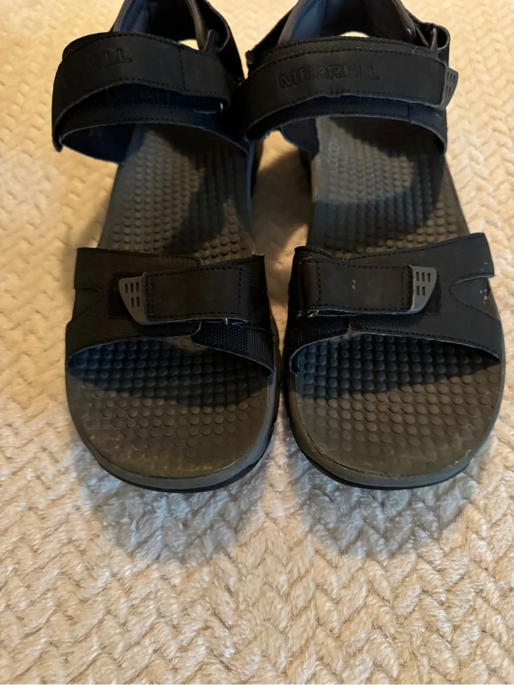 Merrell Men's‎ Cedrus Convert 3 hiking  Black Open-Toe Velcro Sport Sandals 11